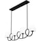 Quoizel Atkins Linear Chandelier 4 Lights Matte Black ATK440MBK - alternate 4